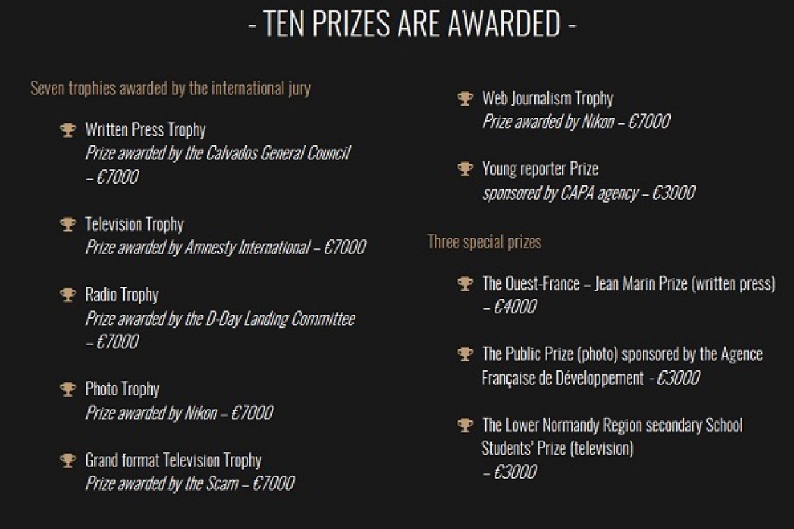 Competition recognizing war correspondents open