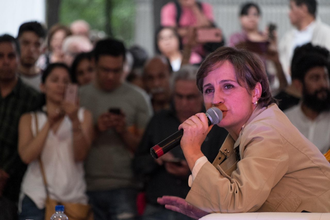 The PEC Award for the Protection of Journalists goes to Mexican journalist Carmen Aristegui