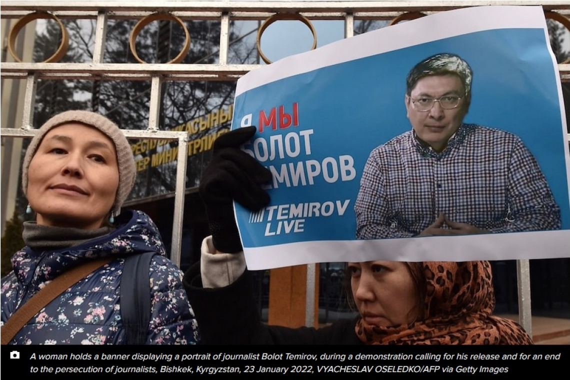 AFJC joins IFEX network call for Kyrgyzstan government to end the increasing harassment of independent media