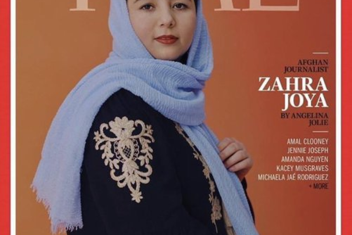 زهرا جویا، صاحب امتیاز «رسانه رخشانه» به‌عنوان زن سال از طرف مجله تایم معرفی شد